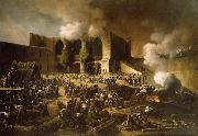 Francois Joseph Heim Siege of Burgos oil